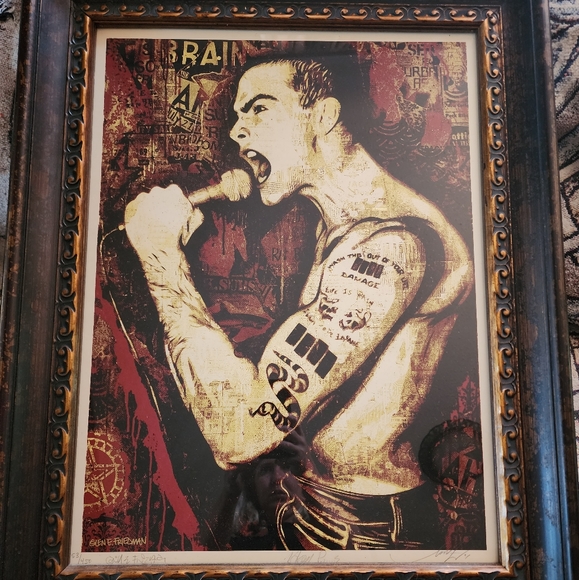 Henry Rollins by Sheperd Fairey signed by Henry Rollins limited edition print - Picture 5 of 5
